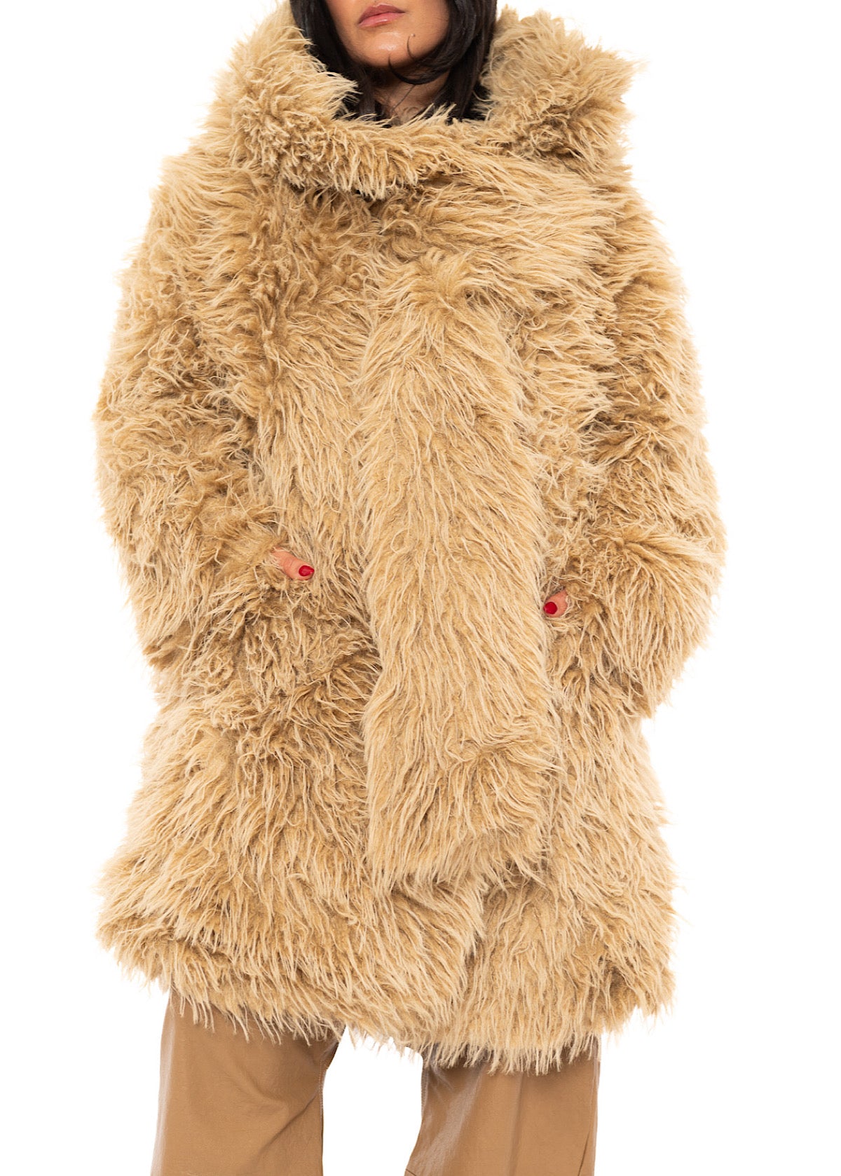 STATEMENT FAUX FUR COAT