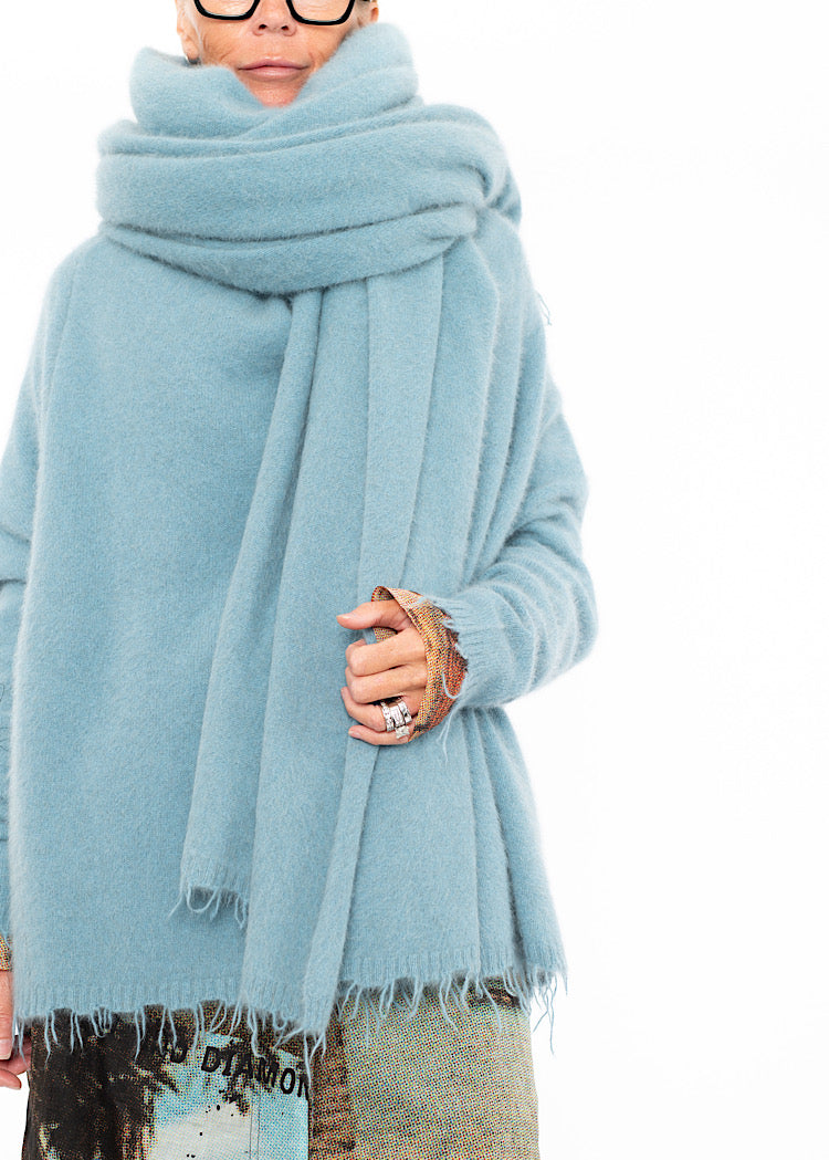 RUNDHOLZ DIP 2/3 SHARER KNITTED SCARF