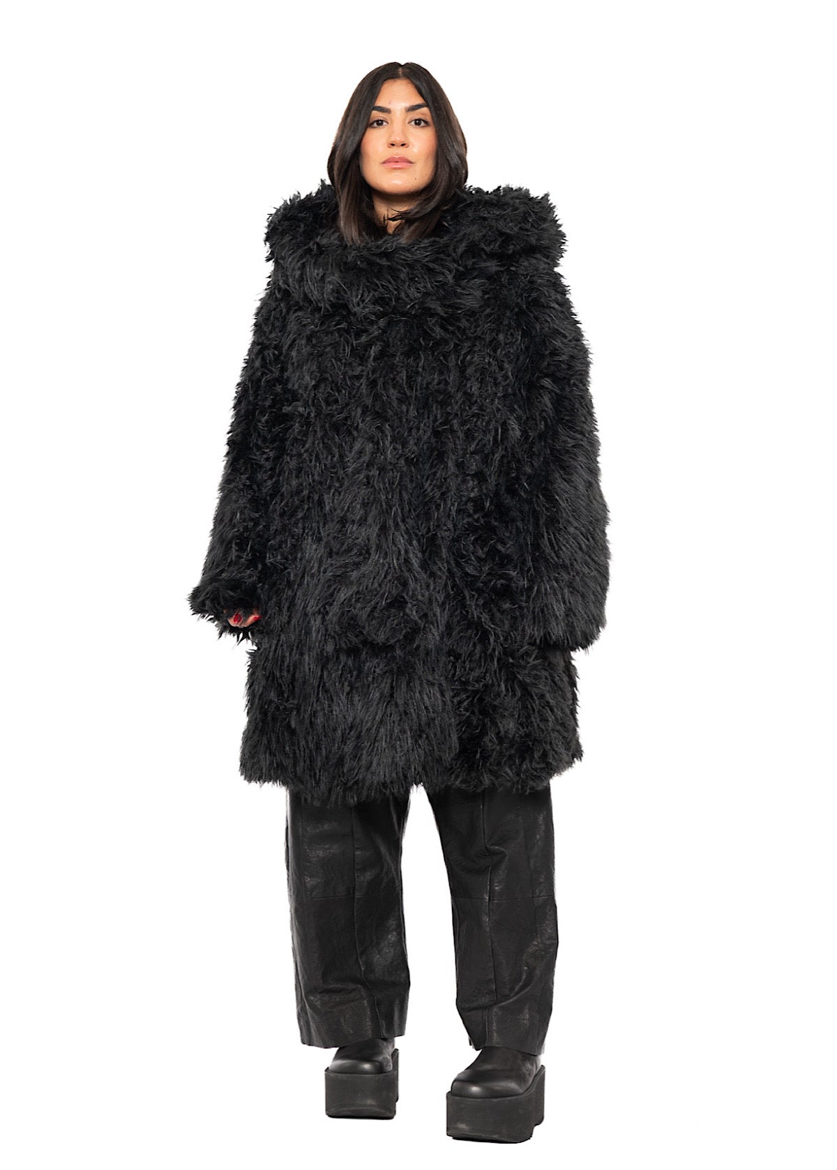 STATEMENT FAUX FUR COAT