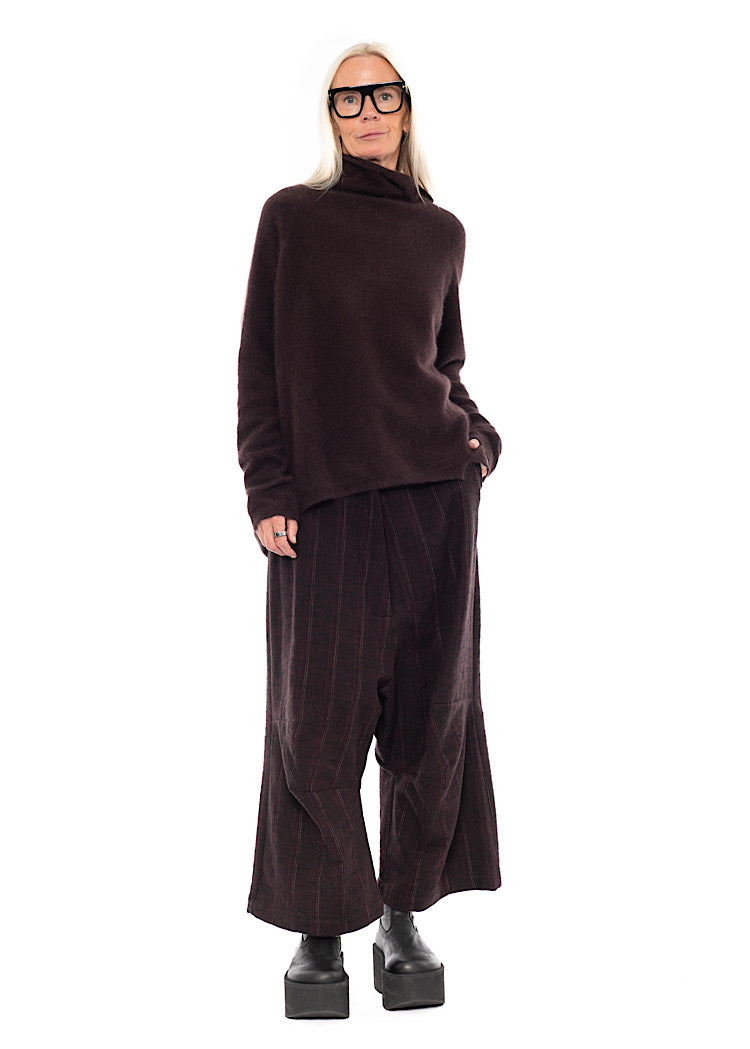SIGNATURE RACCOON FUNNEL NECK KNIT
