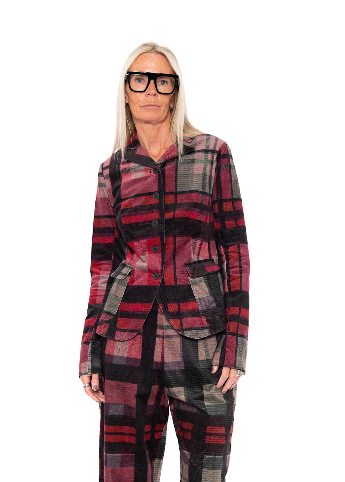 HERITAGE CHECK TAILORED JACKET