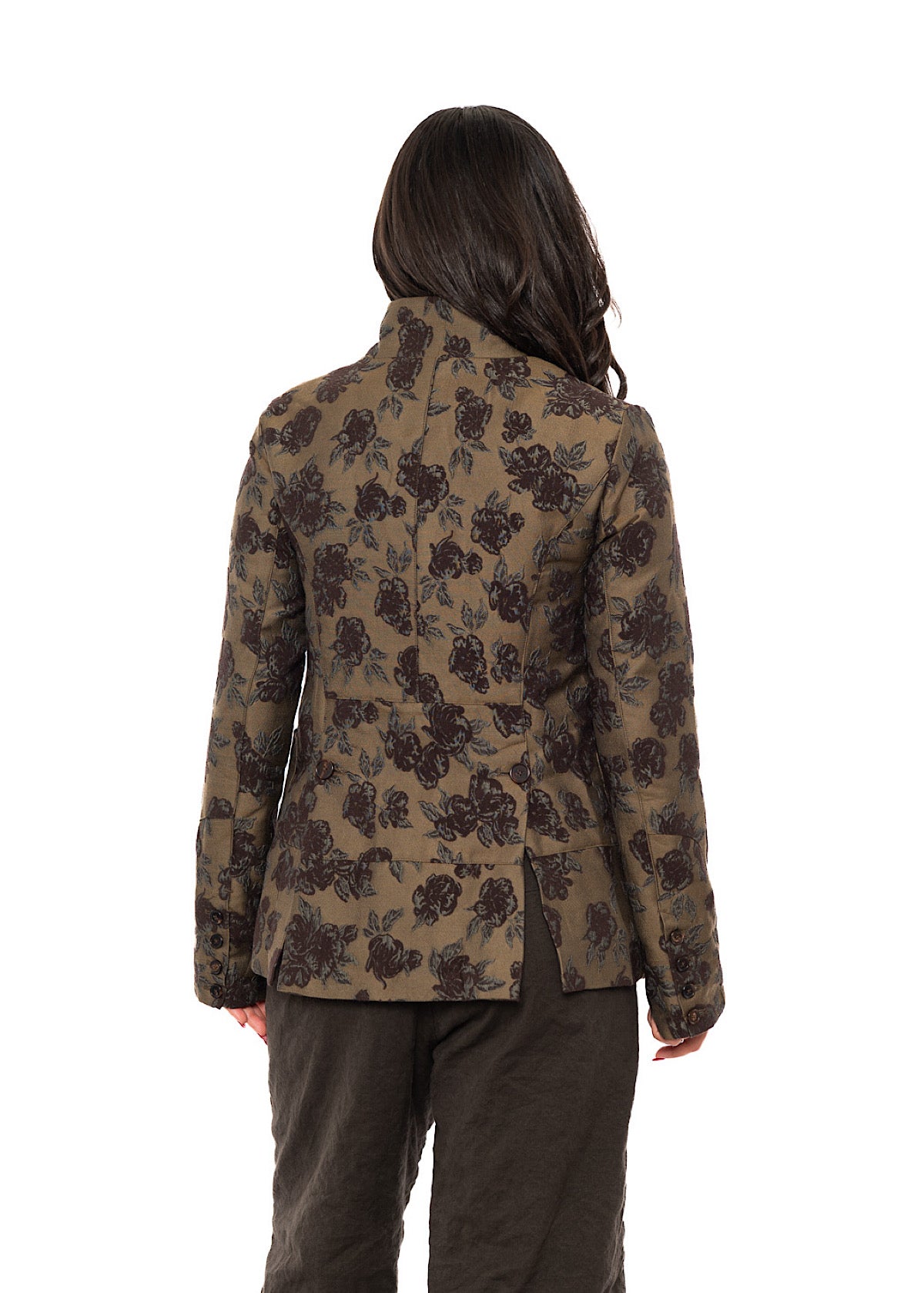 HERITAGE FLORAL STAND COLLAR JACKET