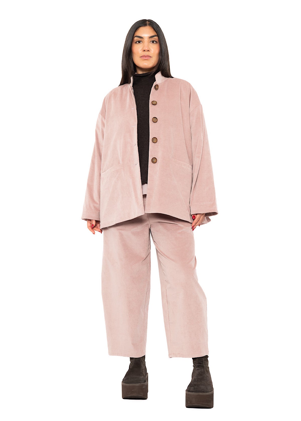 RELAXED VELVET EVELINE JACKET