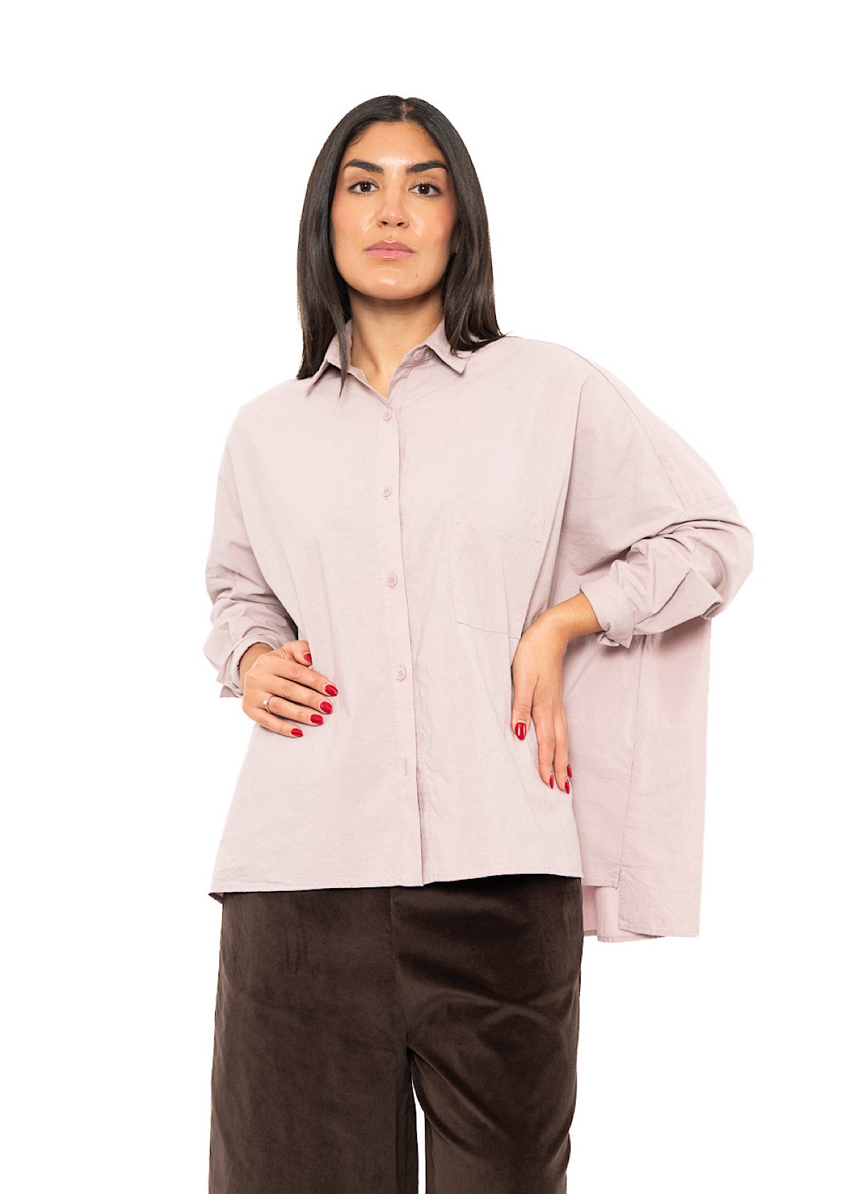 OVERSIZED CRISP COTTON CINDY SHIRT