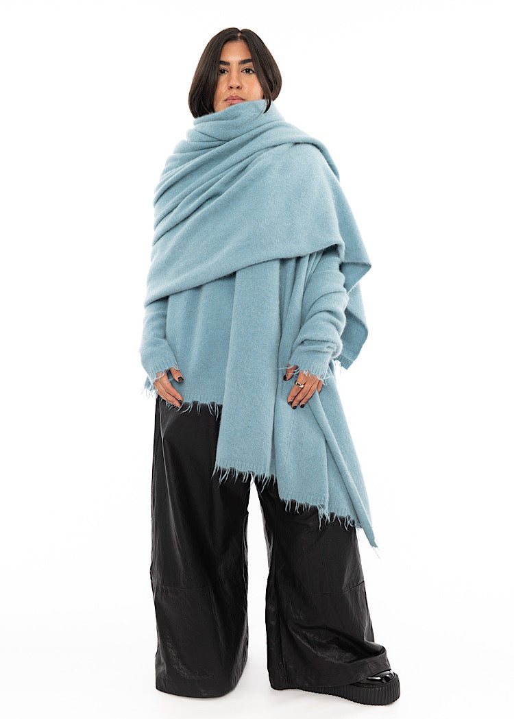RUNDHOLZ DIP KNITTED SCARF