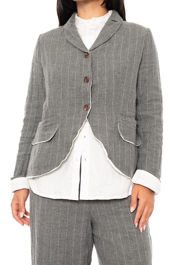 PINSTRIPE VIOLA JACKET