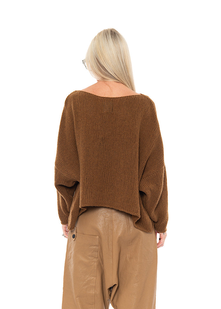 RELAXED SWING KNIT PULLOVER
