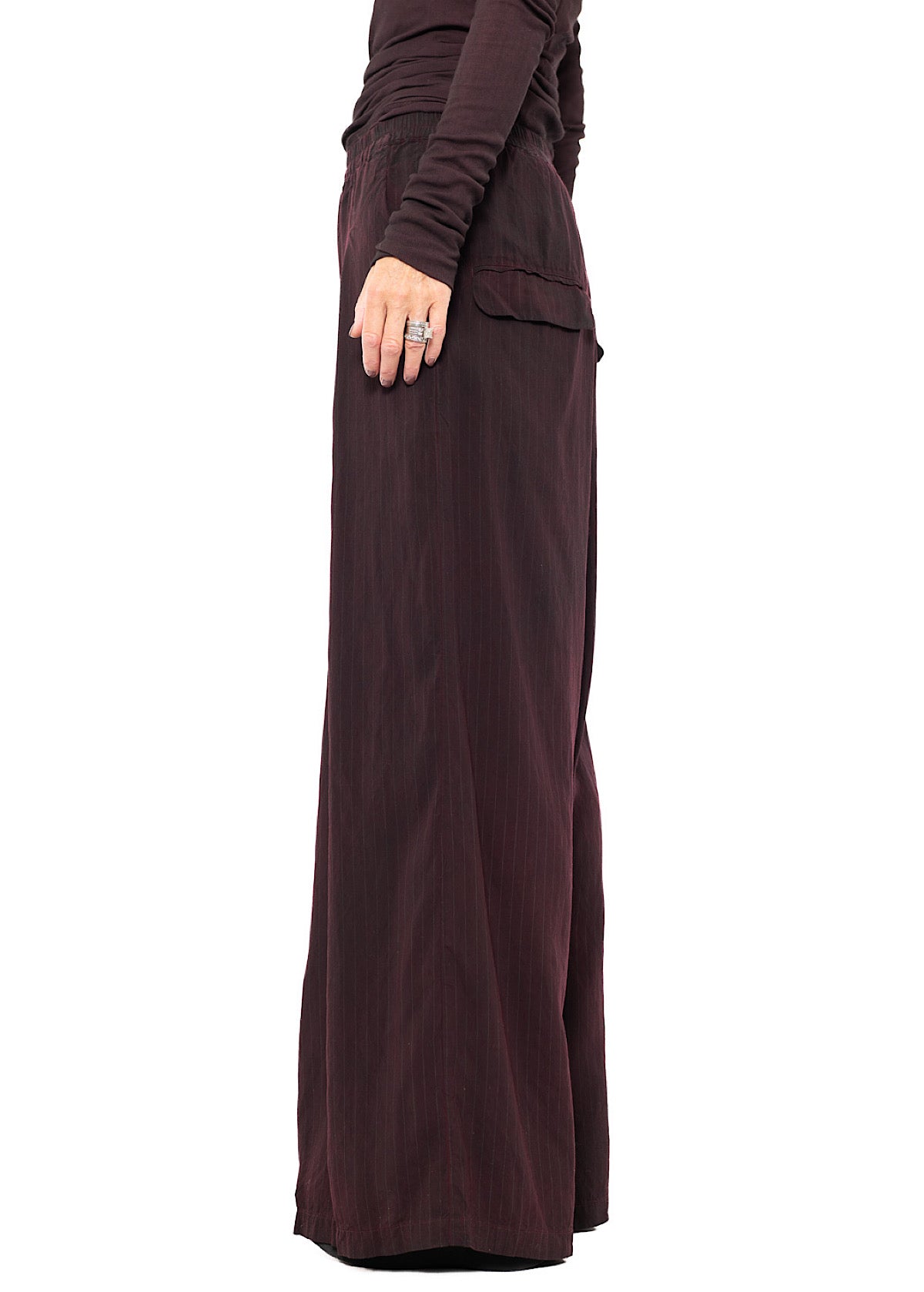 FLUID PINSTRIPE PALAZZO TROUSER
