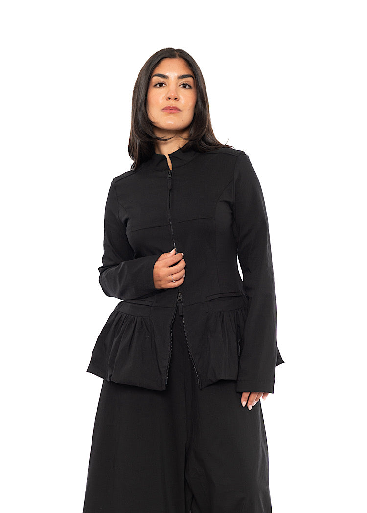 FITTED ZIP-UP JACKET