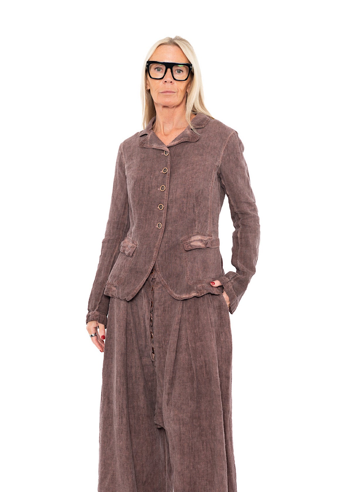 WINTER LINEN TAILORED JACKET
