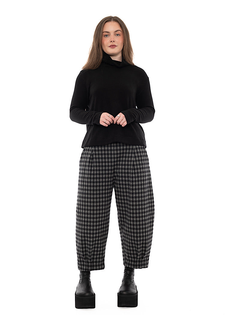 COTTON-FLEECE LYDIA PULLOVER