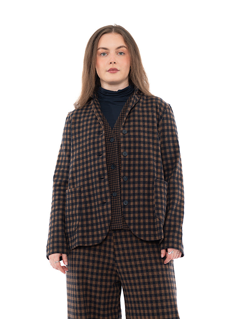 OVERSIZED CHECKED CIMONE JQ JACKET