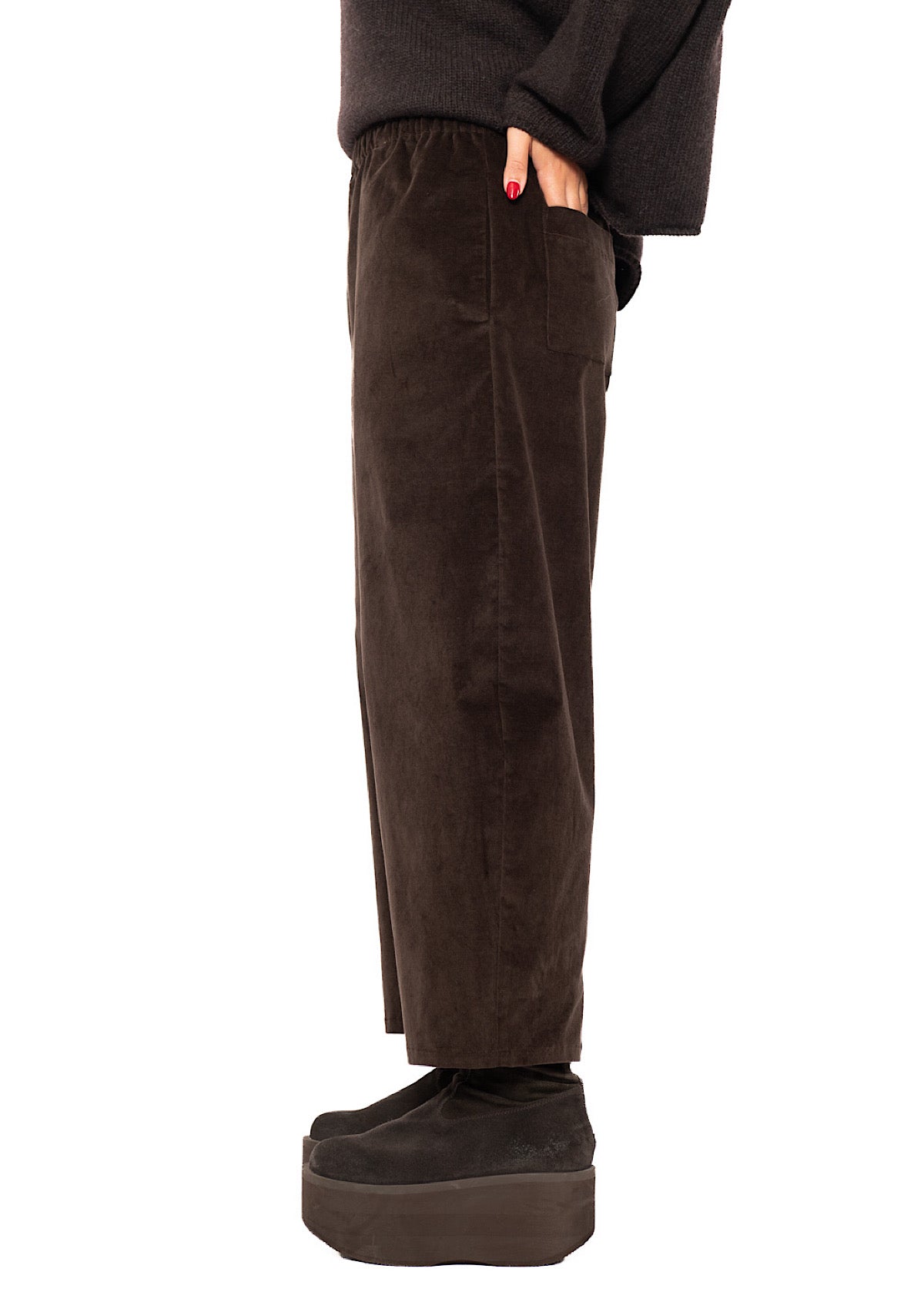 TAPERED VELVET FOSCO TROUSER