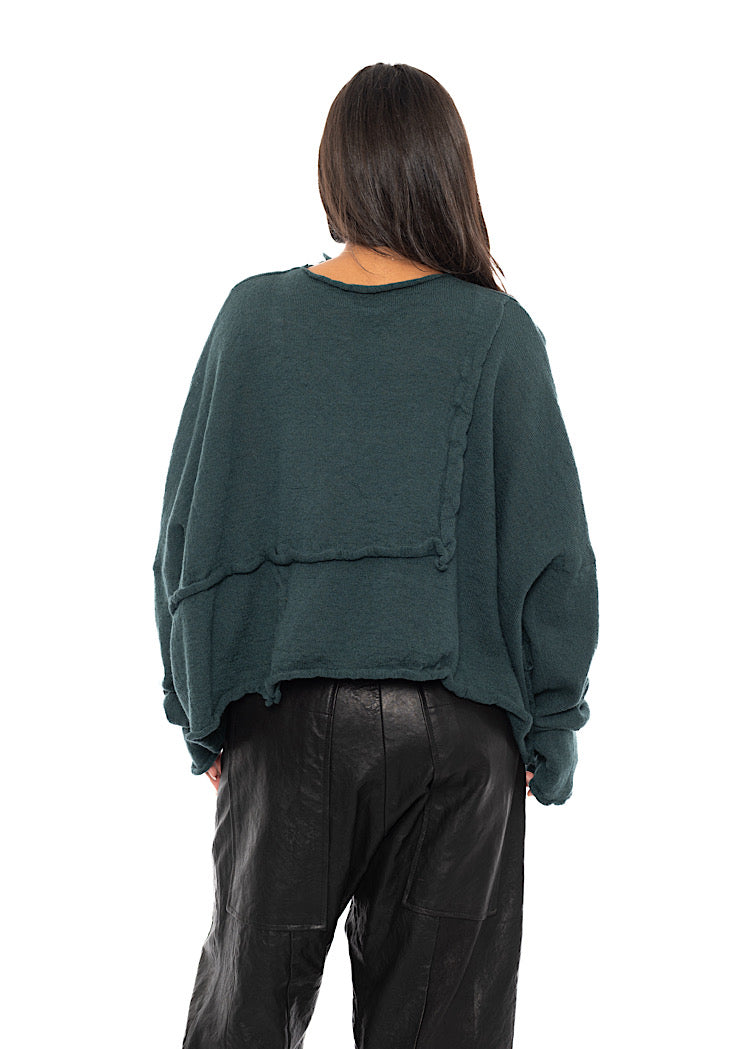 BOILED WOOL KNITTED PULLOVER
