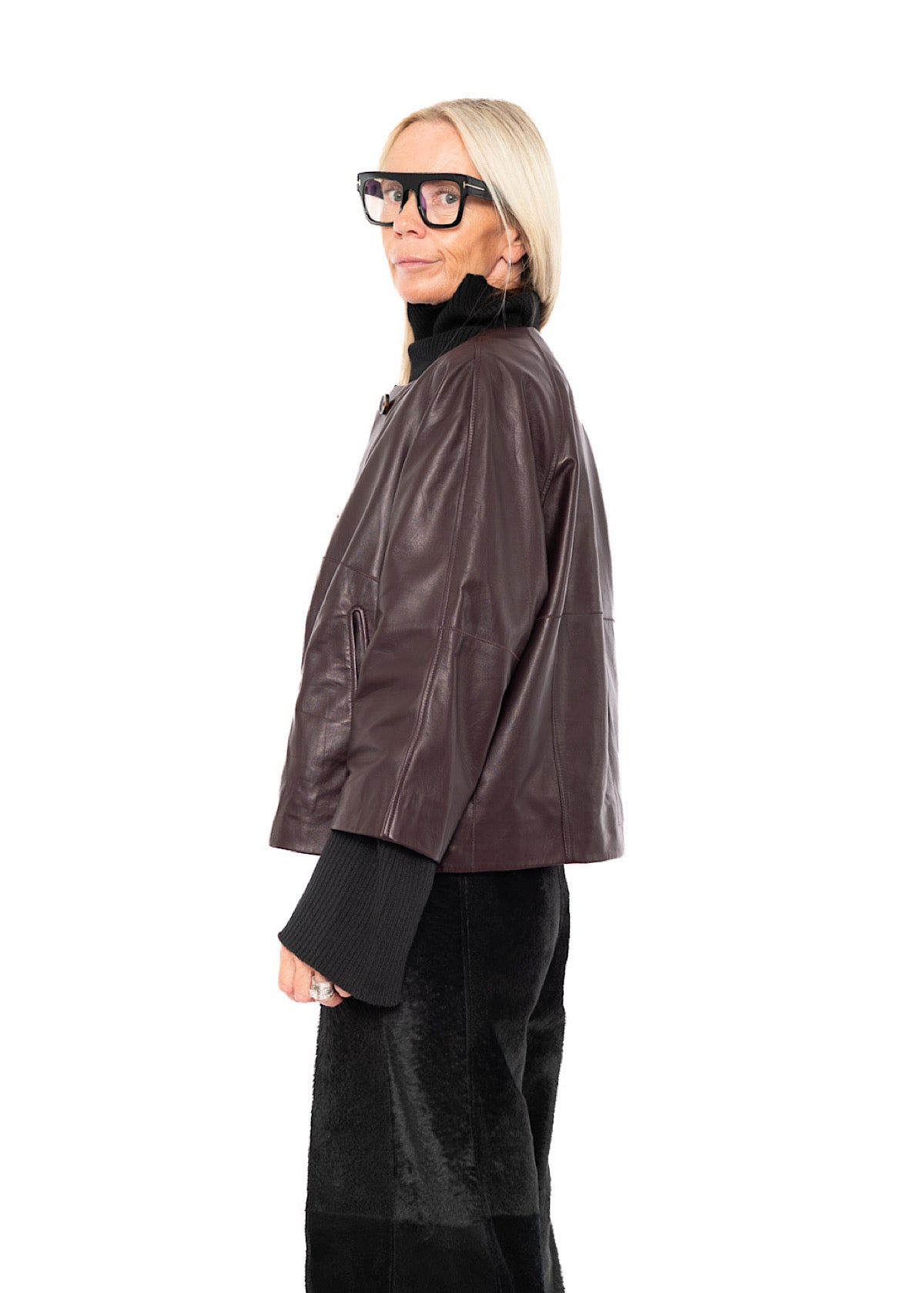 SIGNATURE LEATHER JACKET