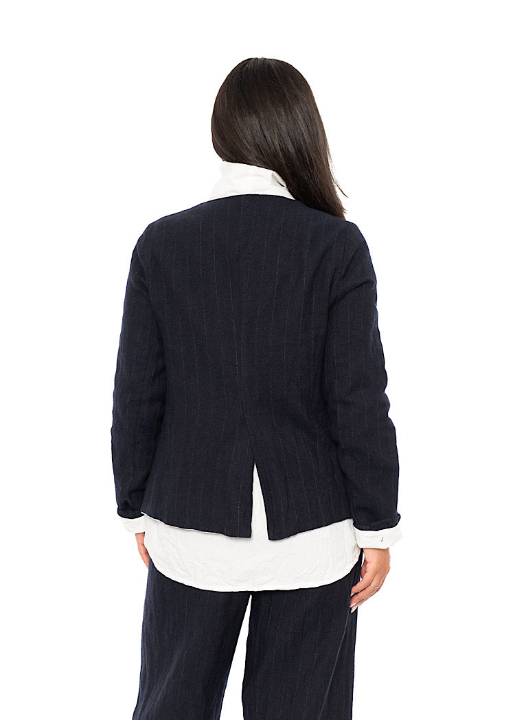 PINSTRIPE VIOLA JACKET