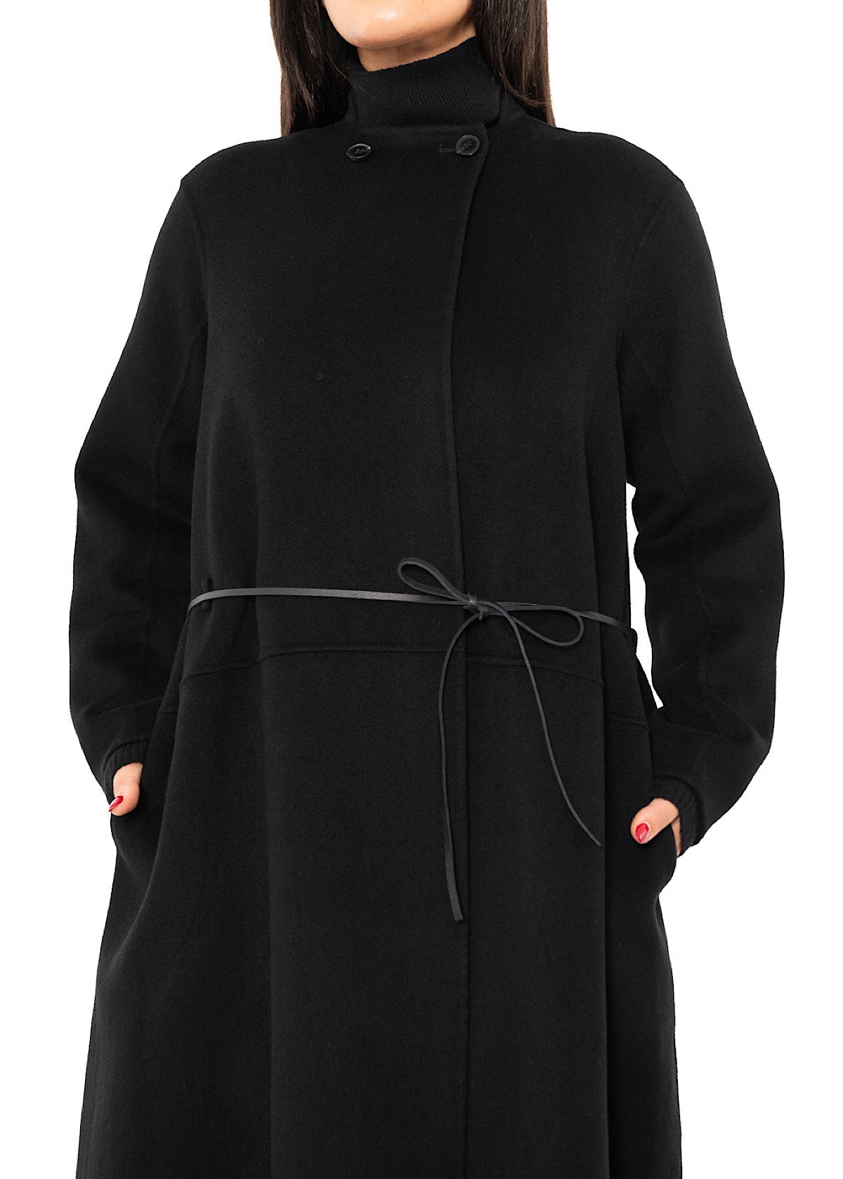 BELTED CASHMERE COAT