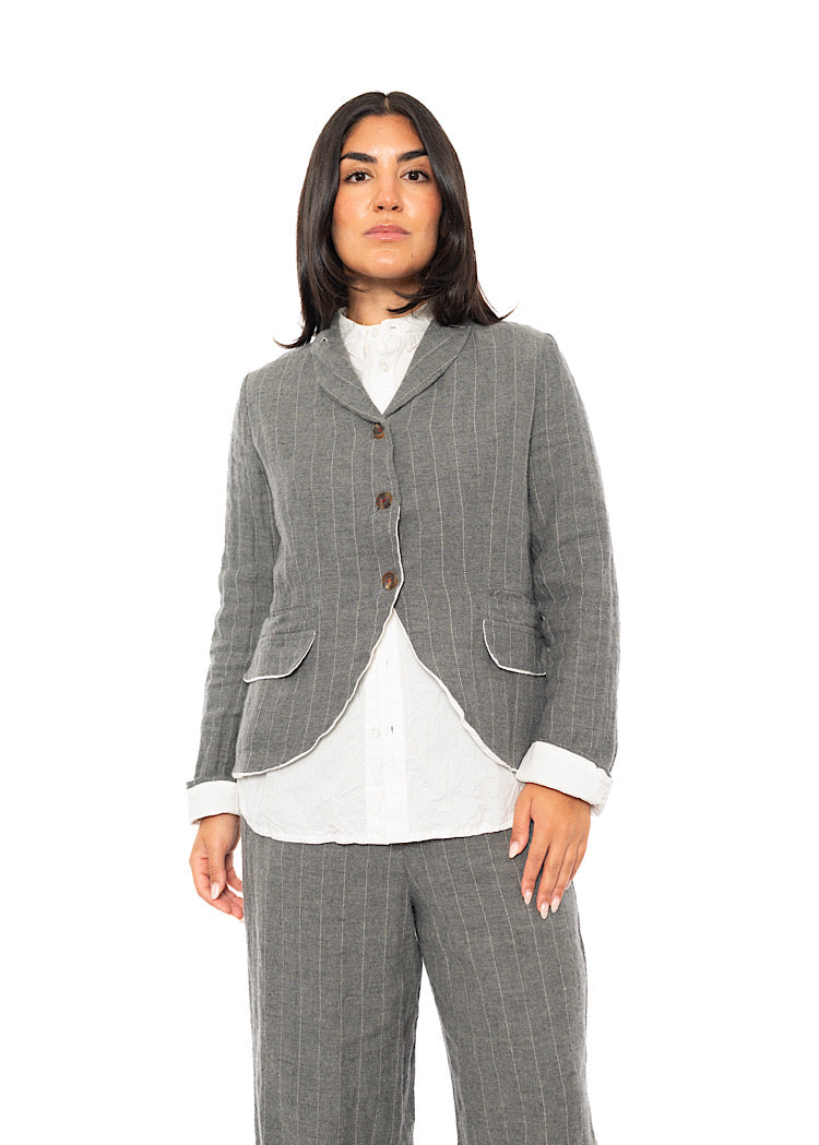 PINSTRIPE VIOLA JACKET