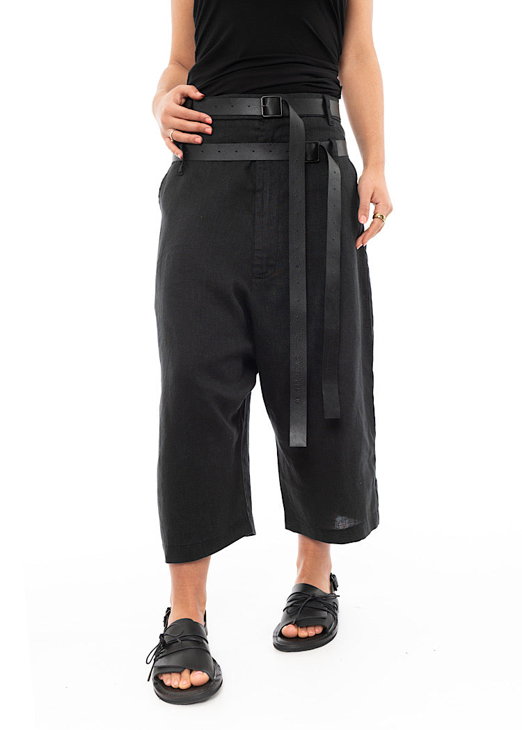 PAL OFFNER CROPPED BELTED TROUSER