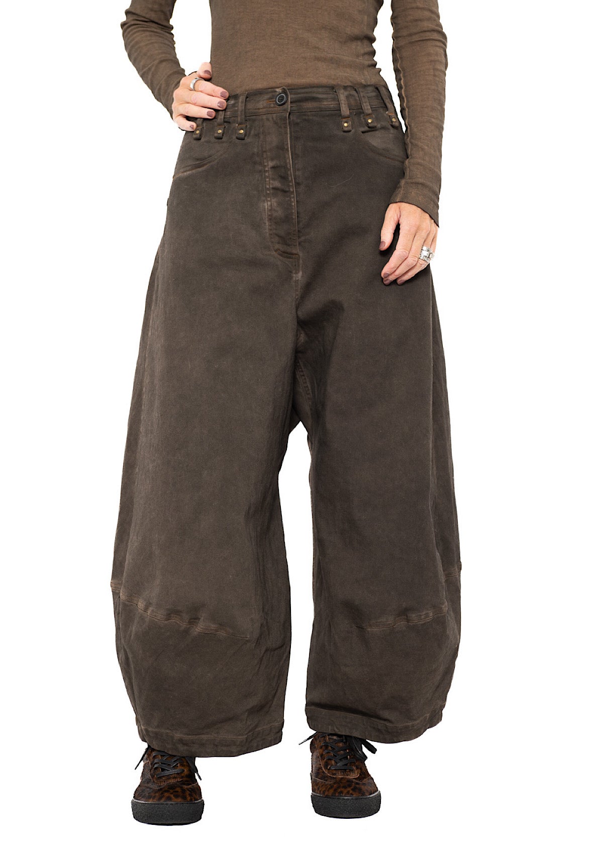 SIGNATURE BALLOON DENIM TROUSER