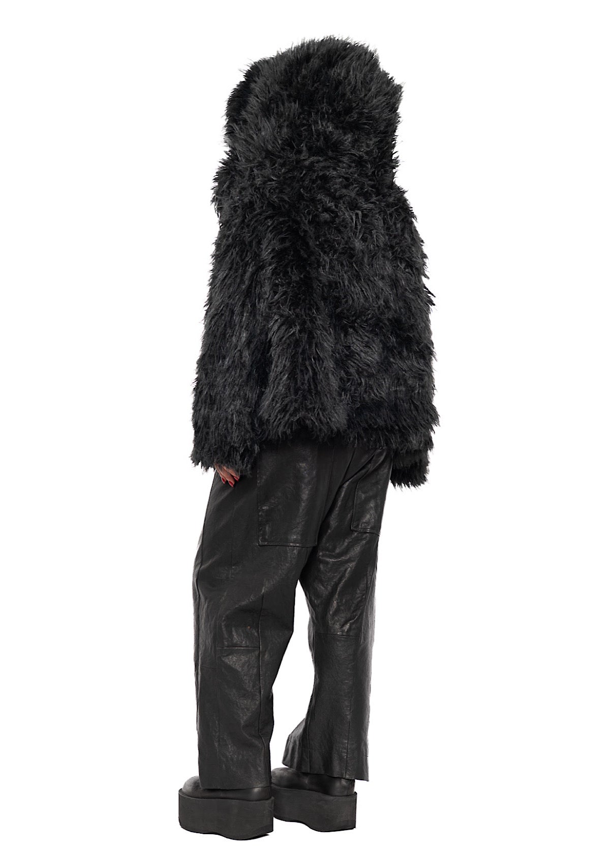 OVERSIZED FAUX FUR JACKET