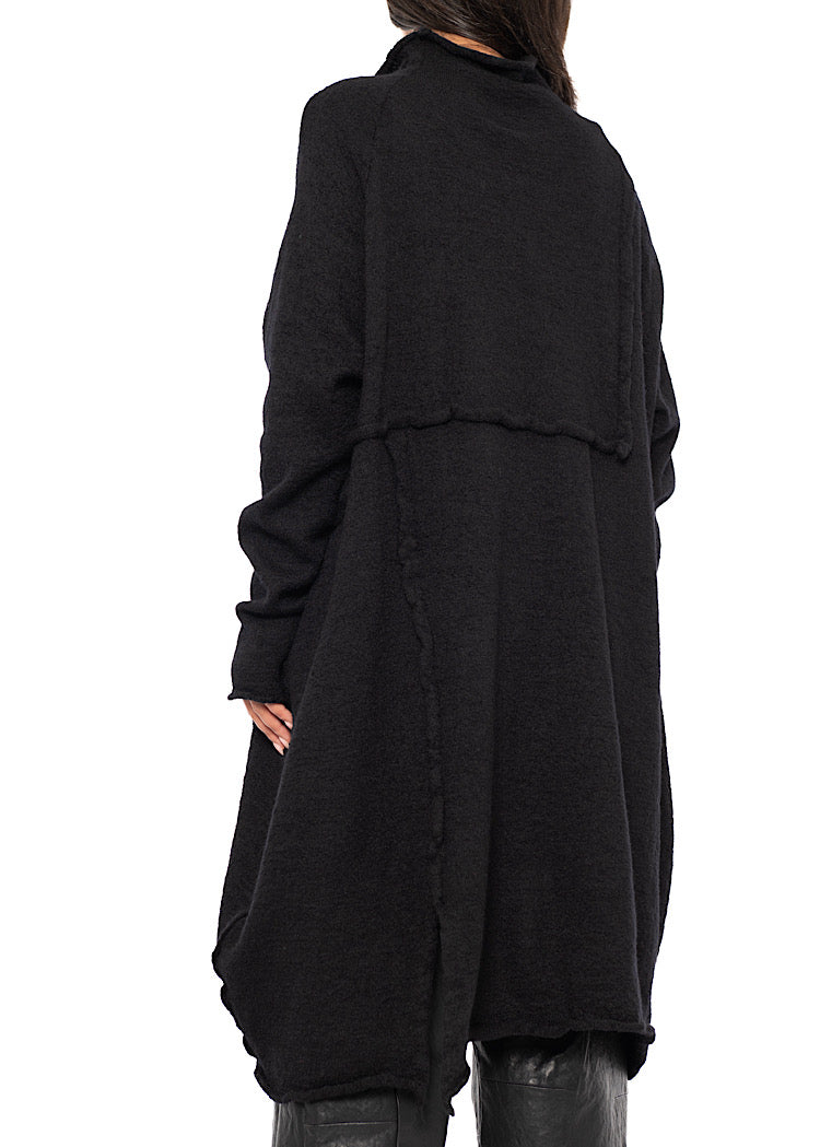 OVERSIZED WOOL KNITTED DRESS