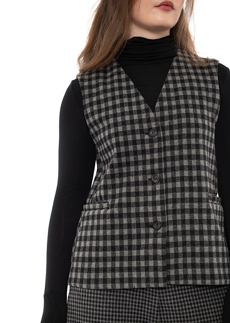 CHECKED GENNY WAISTCOAT