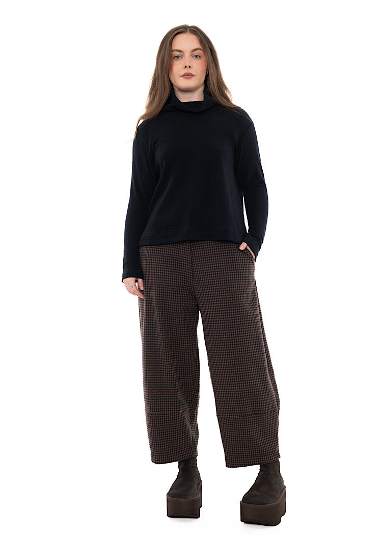 COTTON-FLEECE LYDIA PULLOVER