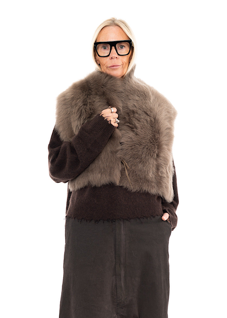 DOM GOOR FUR SCARF