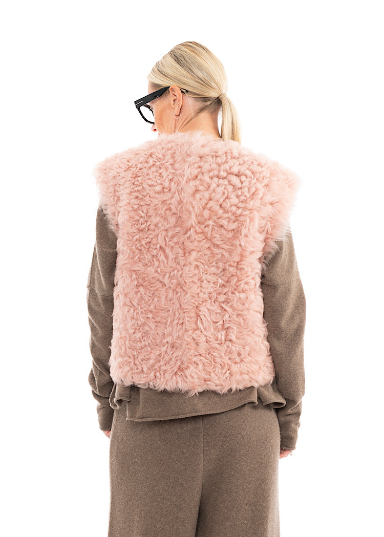 DOM GOOR CURLY SHORT GILET