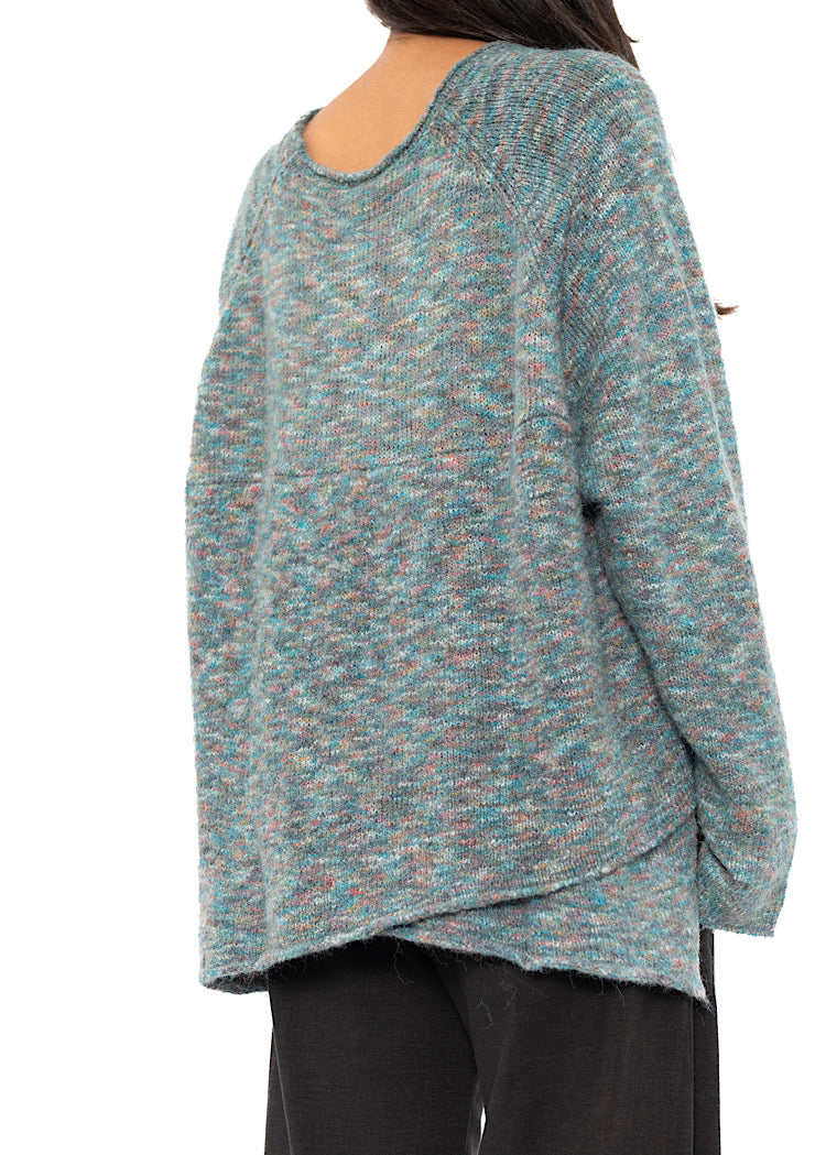 MÉLANGE KNITTED PULLOVER