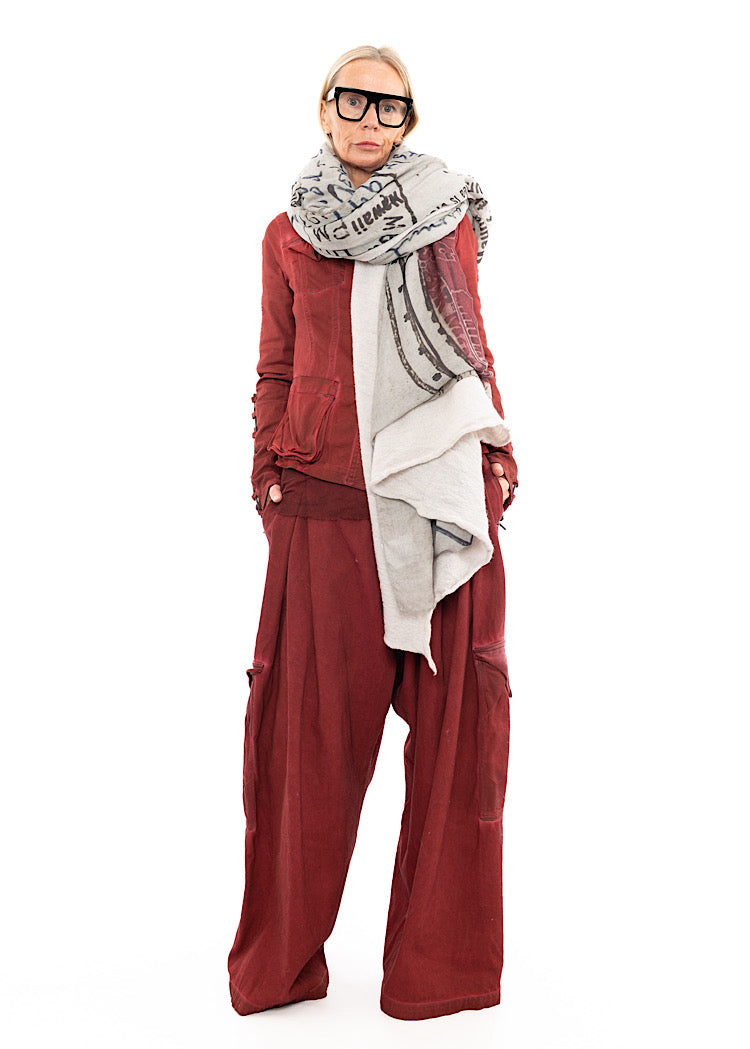 RUNDHOLZ DIP KNITTED SCARF