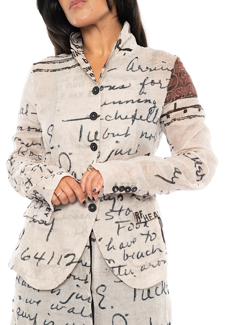 RUNDHOLZ DIP JACKET *BERMUDA 3 PRINT* (Shown in BACKSIDE PRINT)