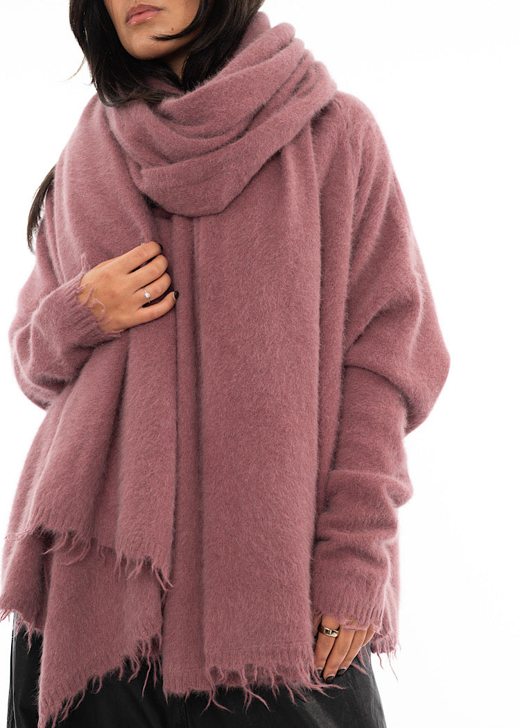 RUNDHOLZ DIP KNITTED SCARF