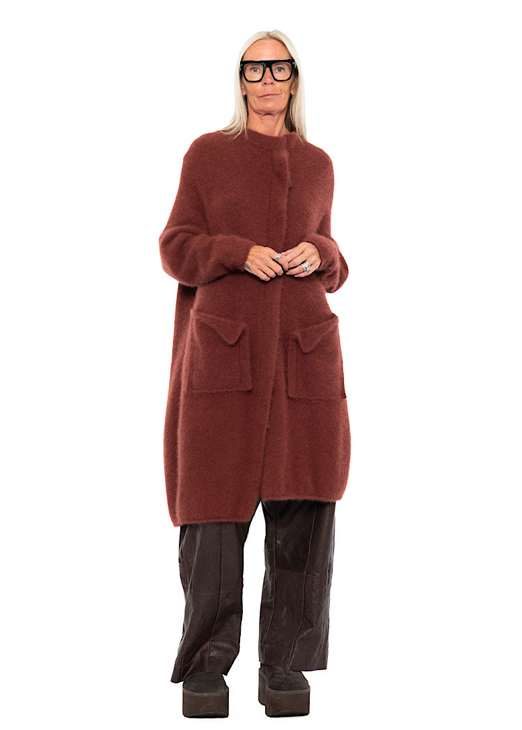RUNDHOLZ MAINLINE KNITTED COAT