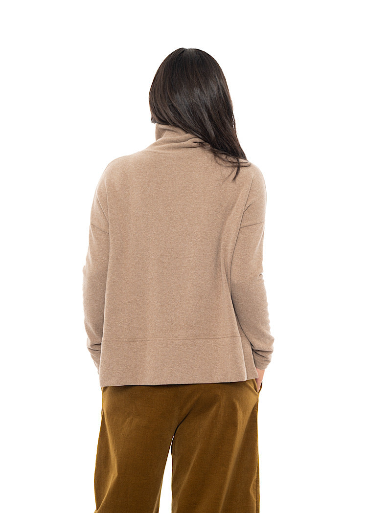 SIGNATURE COTTON-FLEECE MOYET PULLOVER