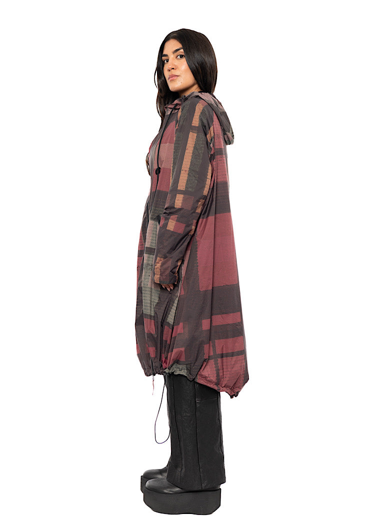 HERITAGE CHECK TECHNICAL RAIN COAT