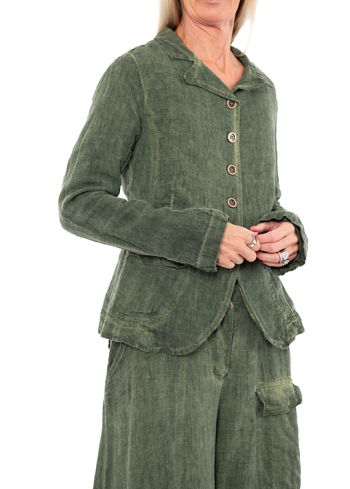 WINTER LINEN TAILORED JACKET