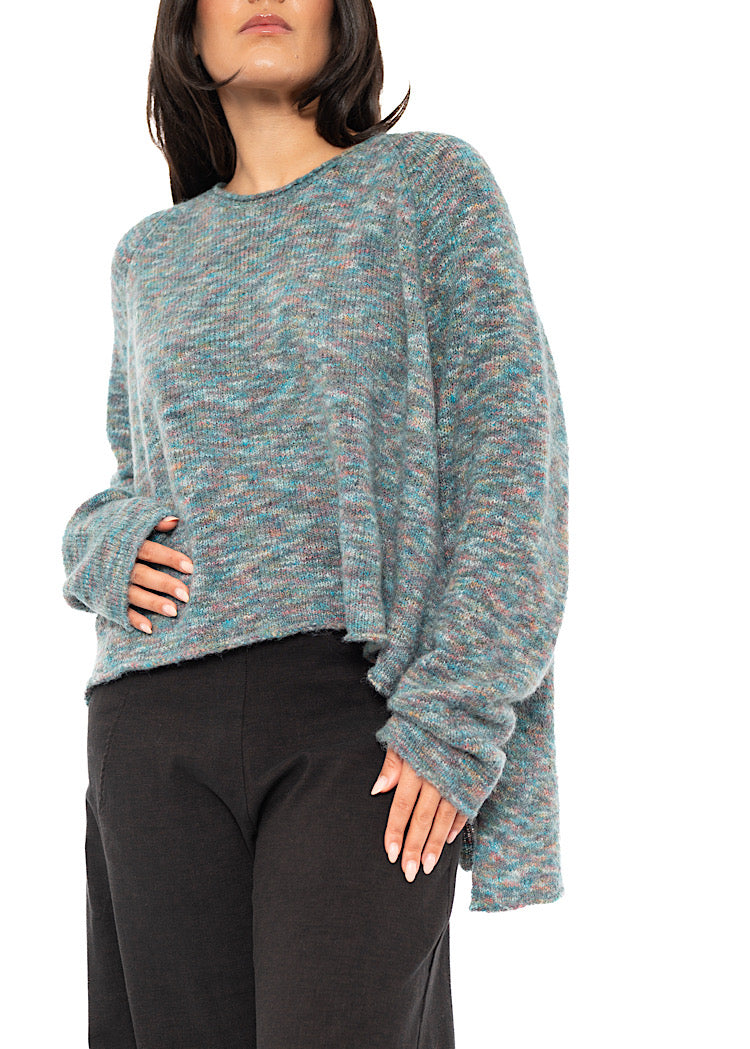 MÉLANGE KNITTED PULLOVER