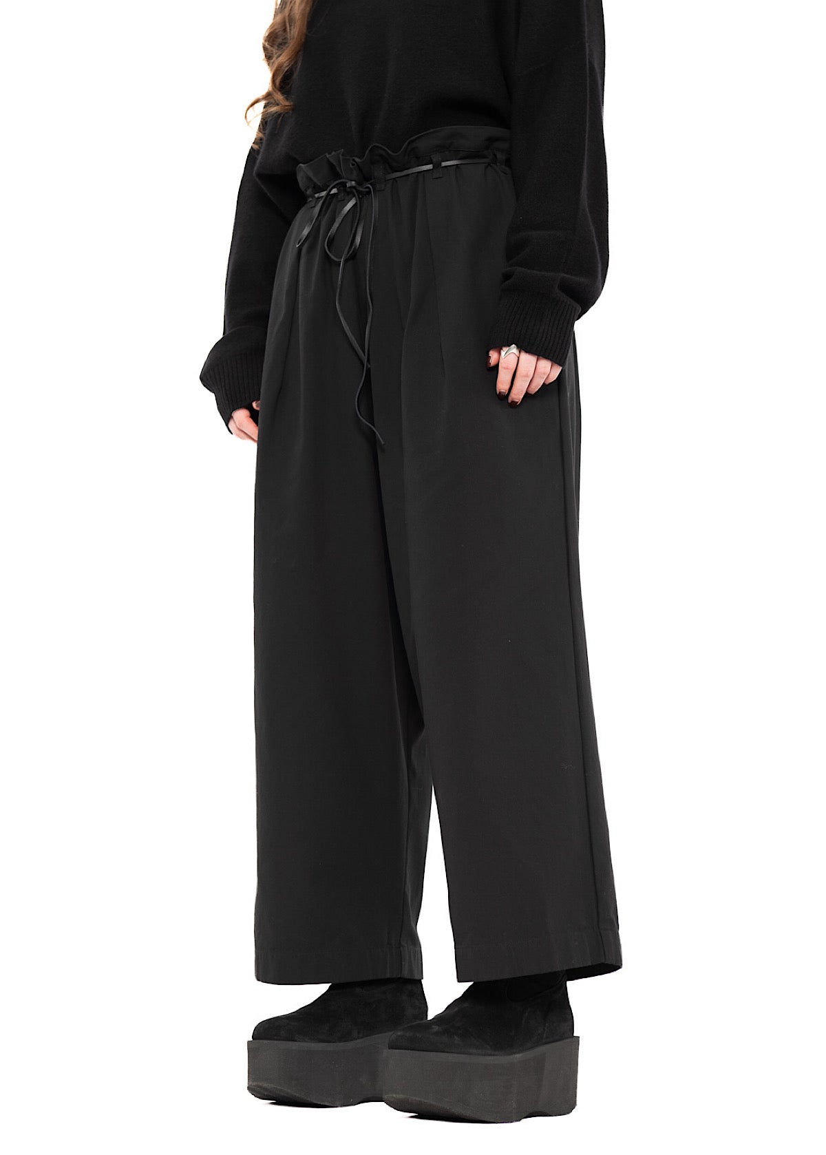 STRAIGHT LEG COTTON TROUSER