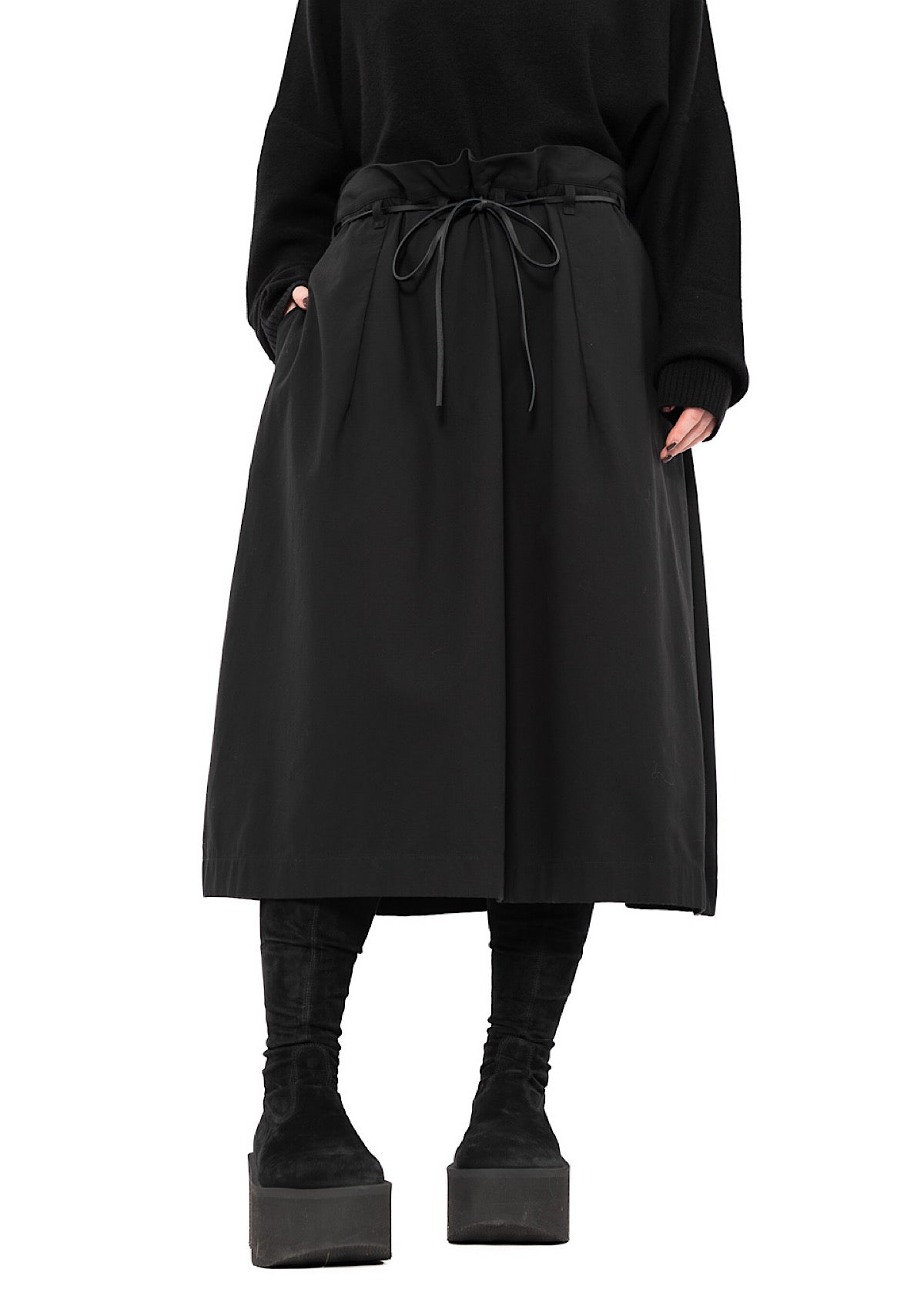 CROPPED COTTON SKIRT