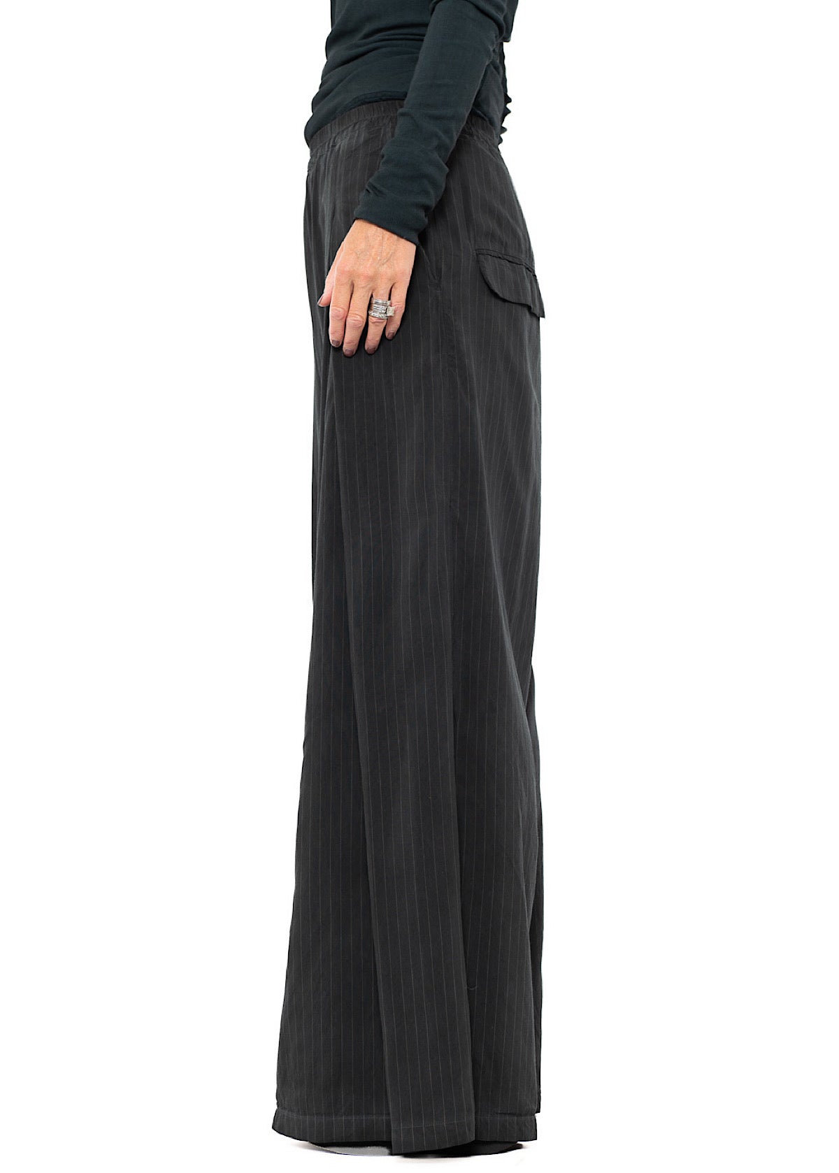 FLUID PINSTRIPE PALAZZO TROUSER
