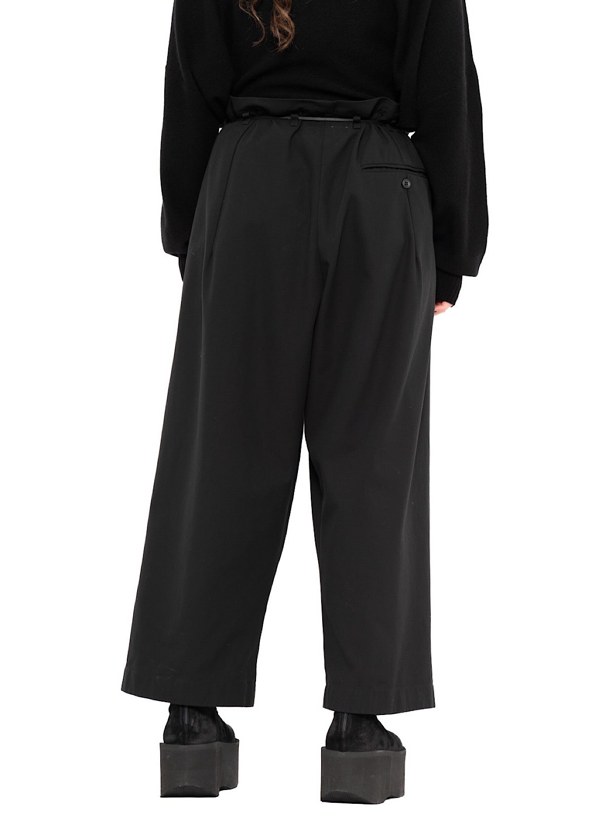 STRAIGHT LEG COTTON TROUSER