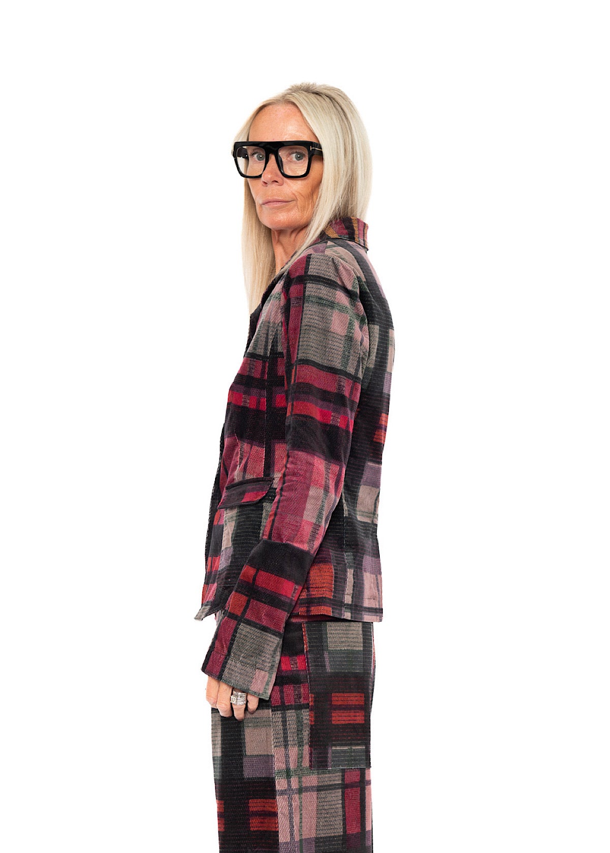 HERITAGE CHECK TAILORED JACKET