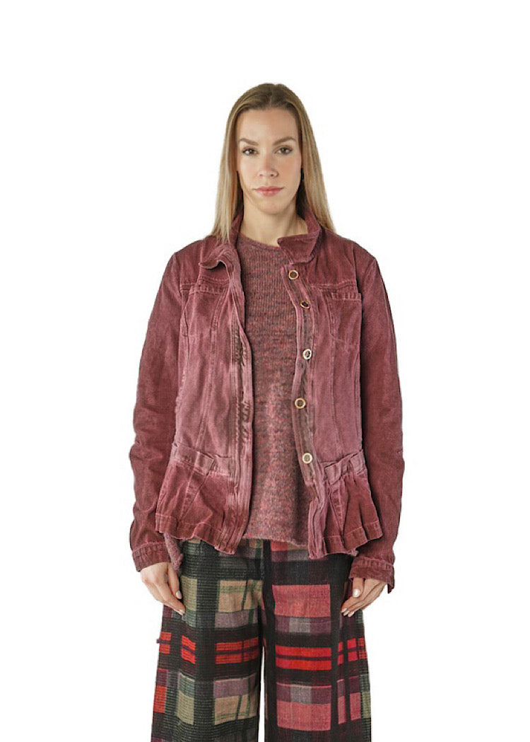 GARMENT-DYED DENIM JACKET *FOREST CLOUD* (Shown in LAVA CLOUD)