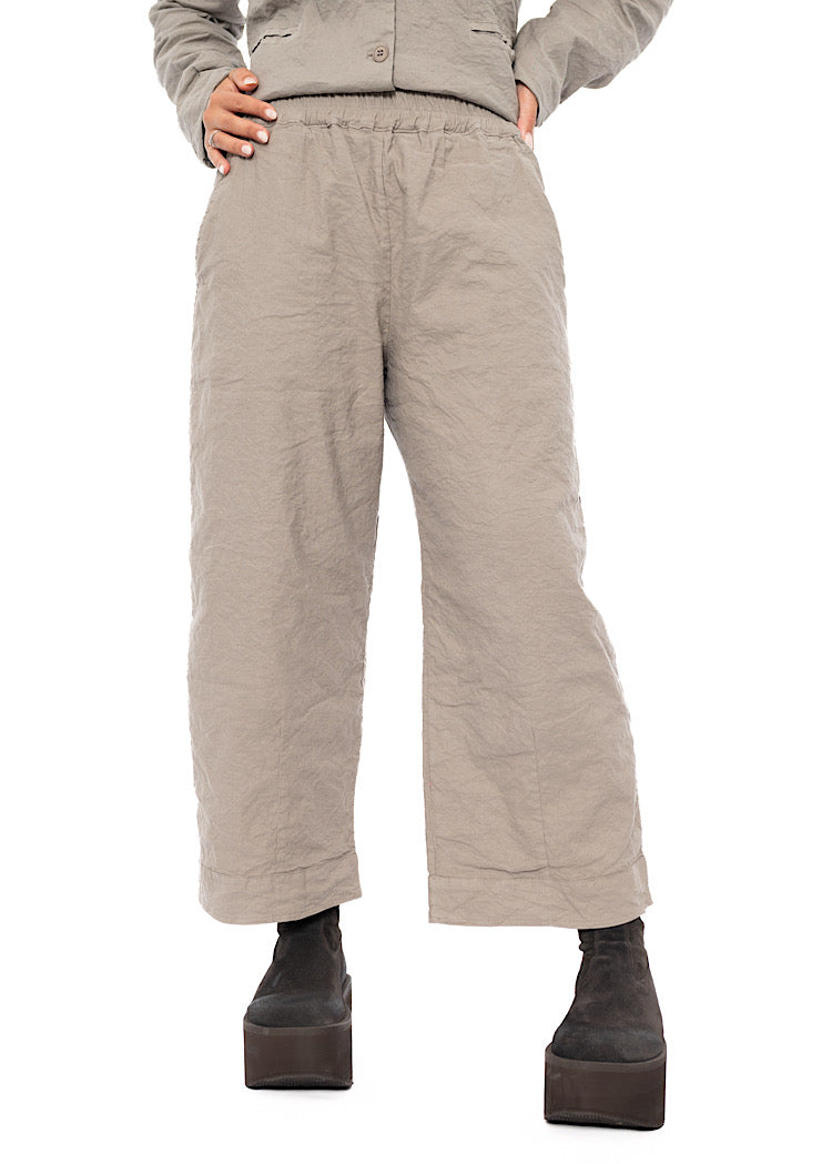 SIGNATURE CRINKLE STRAIGHT LEG TROUSER