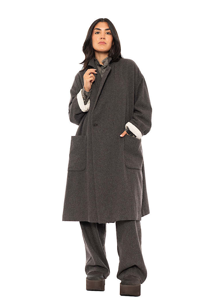 OVERSIZED TWEED COAT