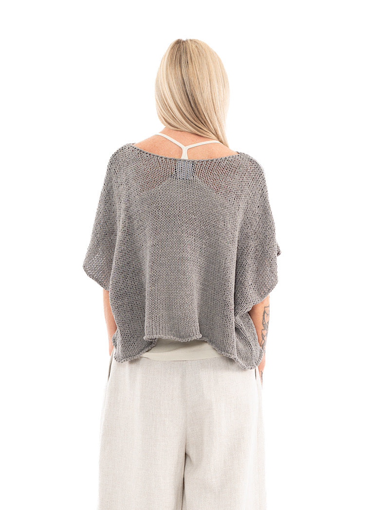 SORT AARHUS KNITTED TOP