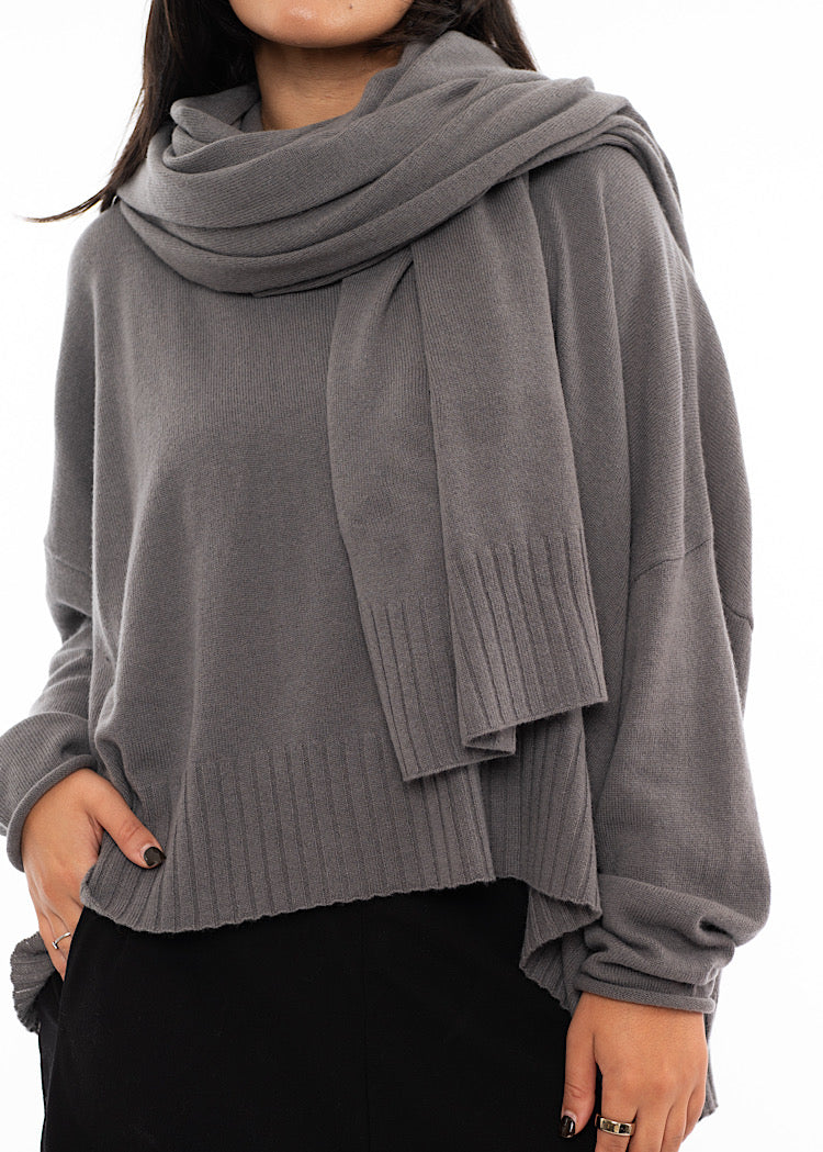 RUNDHOLZ BLACK LABEL KNITTED SCARF