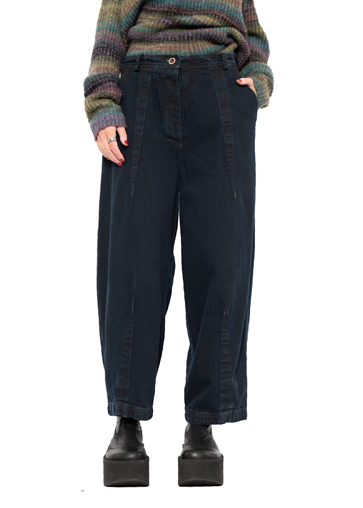 DENIM BALLOON TROUSER